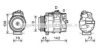 AVA QUALITY COOLING MSK580 Compressor, air conditioning